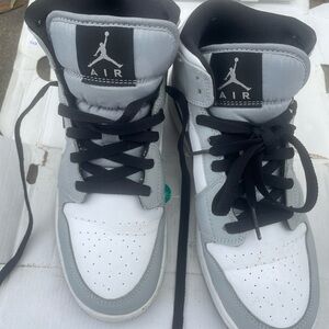 Jordan Kids Shoes Black and Gray